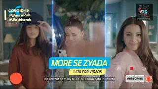 #TelenorMoreSeZiada TVC 2020 feat Zara Noor Abbas and  Ahmed Ali Akbar