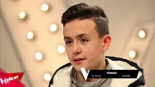 Tomas - Introduction video | The Blind Auditions | The Voice Kids Albania 2018