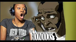 *first time watching* The Boondocks Season 2 Thank You For Not Snitching Episode 3|REACTION!!!