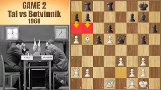 Sorry Capablanca, this is Modern Chess | Tal vs Botvinnik 1960. | Game 2