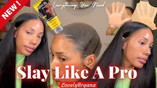 Slay Your Wig Like a Pro: Step By Step | HD Wig Cap + New Got2bGlue | LovelyBryana