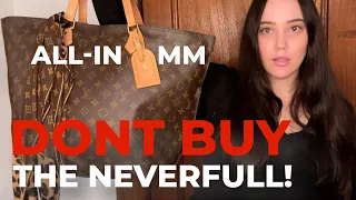 LOUIS VUITTON ALL-IN MM REVIEW - NEVERFULL ALTERNATIVE | Samantha Rose King