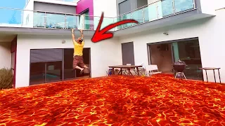 O CHÃO É LAVA NA CASA DOS YOUTUBERS !