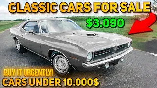 20 Perfect Classic Cars Under $10,000 Available on Craigslist Marketplace! Today's Flawless Cars!