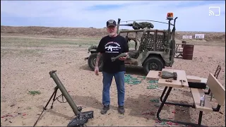 Testing a WWII 81mm mortar!