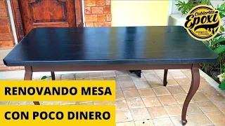 Renové Una Mesa Con Resina Epoxica Con Muy Poco Dinero 💵!