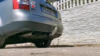 Audi A4 B6 1.9TDI Sound Check (Straight pipe + pop corn)