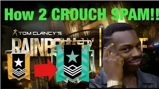 How To Crouch Spam On Console! No Scuf Needed! Rainbow Six Siege (Easier Way Than Claw!)