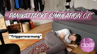 Panikattacke Simulation 01 - Triggerwarnung - Wie fühlt sich eine Panikattacke an?