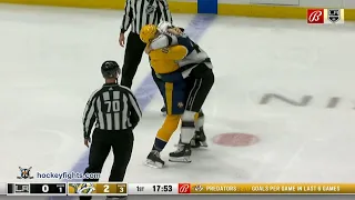 Brendan Lemieux vs Tanner Jeannot Jan 21, 2023