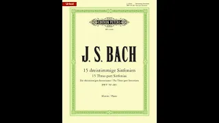 Gould-Bach 15 Sinfonias (Three-Part Inventions) BWV 787-801