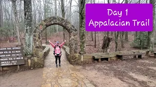 Day 1 Appalachian trail 2021, Amicalola Falls to Springer mtn shelter Thru hike