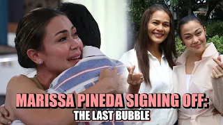 MARISSA PINEDA SIGNING OFF: The Last Bubble