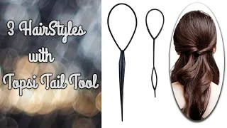 3 Easy HairStyles with Topsi Tail Tool || Useful HairStyling Tools || HairStyle Matters