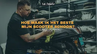 Hoe maak ik mijn scooter het beste schoon?