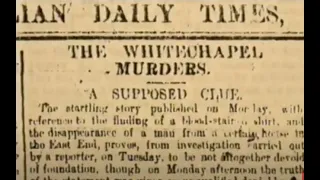 The Whitechapel Murders Jack the ripper UK TV Documentary