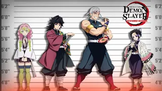 Demon Slayer Character Heights: How Tall Each Character Really Is | Kimetsu no Yaiba