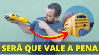 NUNCA MAIS COMPRO ESMERILHADEIRA! _ ESMERILHADEIRA Dewalt DWE 4118_ Review completo