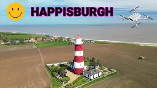 Stunning Aerial Views of Happisburgh(Great yarmouth)Lighthouse & Beach by Drone MAY 2024 #travel
