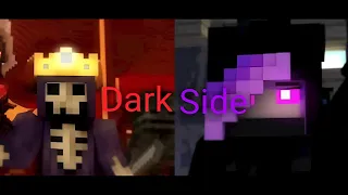 Darkside - Nether vs End minecraft music video animation🎶🎶🎶