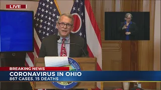 Gov Mike Dewine talks about baseball