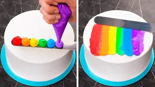 RAINBOW FOOD RECIPES | Mouth-Watering Dessert Ideas With Cakes, Chocolate And Candy