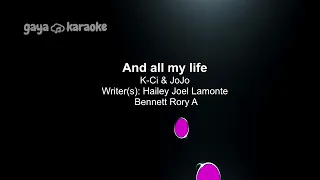 All my life K-Ci & JoJo - Karaoke Piano