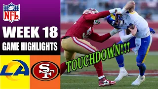 Los Angeles Rams vs San Francisco 49ers WEEK 18 FULL 4rd QTR (1/7/23) | NFL Highlights 2024