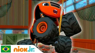 Blaze and the Monster Machines | Aula de física com Blaze - parte 3 | Nick Jr. em Português