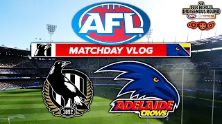 A CLOSE FINISH AGAINST ADELAIDE! (AGAIN!) | COLLINGWOOD VS ADELAIDE | AFL VLOG 2024