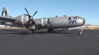 B29 FIFI Engine Start Takeoff Landing  CAF DeerValley