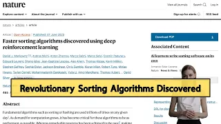 DeepMind's AlphaDev: Uncovering Faster Sorting Algorithms through DRL