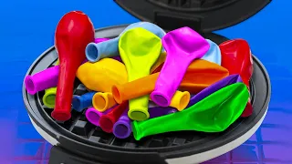 Satisfying And Colorful Balloon DIY Crafts || Pop It Ideas And Funny Experiments