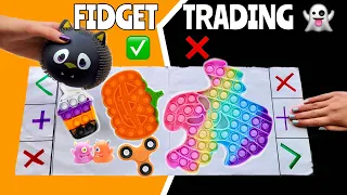 FIDGET TRADING WITH MY SISTER HALLOWEEN EDITION 👻🧡