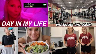 COLLEGE DAY IN MY LIFE | 5am workouts, class + running errands