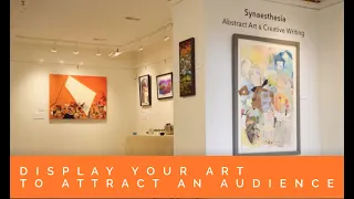 Design Your Art Display to Attract an Audience