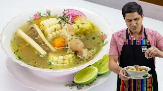 Debes PROBAR este SANCOCHO DE HUESO BLANCO | KWA