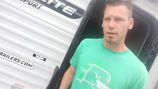 Dustin from Hartleys Auto and RV Center walks you around the 2021 Sun Lite 16BH by Sunset Park RV.