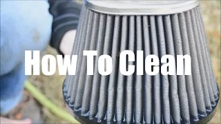 Cold Air Intake Filter Clean And Oil Guide || K&N Cleaner And Oil Kit