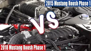 2015 VS 2018 Mustang GT Roush Phase 1 Dyno Shootout!
