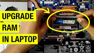 How To Upgrade RAM in Laptop | Installing 4GB DRR4 RAM in Lenovo S145 Laptop | Crucial DDR4 RAM