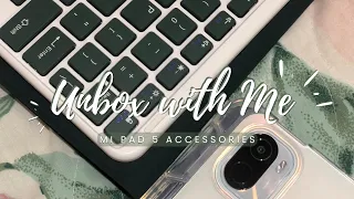 Mi Pad 5 Accessories - Unboxing | ASMR-ish style