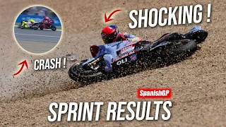 Marc Marquez Crash | Spanish MotoGP Sprint Race 2024 | Race MotoGP Today