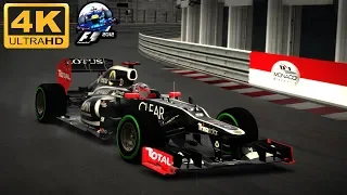 F1 2012 Monaco Lotus E20 (4K 60fps GTX 1080 TI)