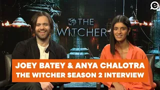 Anya Chalotra and Joey Batey chat to us about shaping season 2 of 'The Witcher'