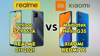 Realme C11 2021 VS Xiaomi Redmi 9C
