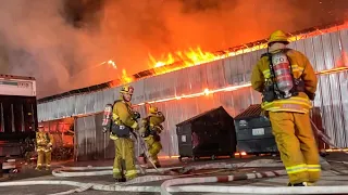 LAFD Major Emergency Commercial Fire: Station 10 (Historic South Central)