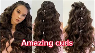 Amazing Half Up Half Down hairstyle with braids