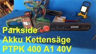 Parkside Akku-Kettensäge PTPK 40 A1 40V      bzw    PTPK  40-Li A1