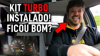 GOL TURBINADO: PRIMEIRO PASSEIO com "kit turbo padaria" - Alta RPM